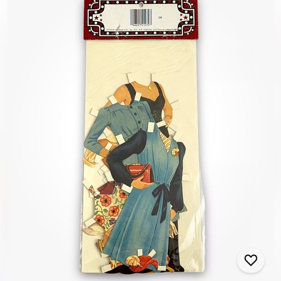 Vintage 1993 Movie Star Cutout Paper Doll Set/2 Lana Turner,Paulette Goddard - Picture 13 of 15